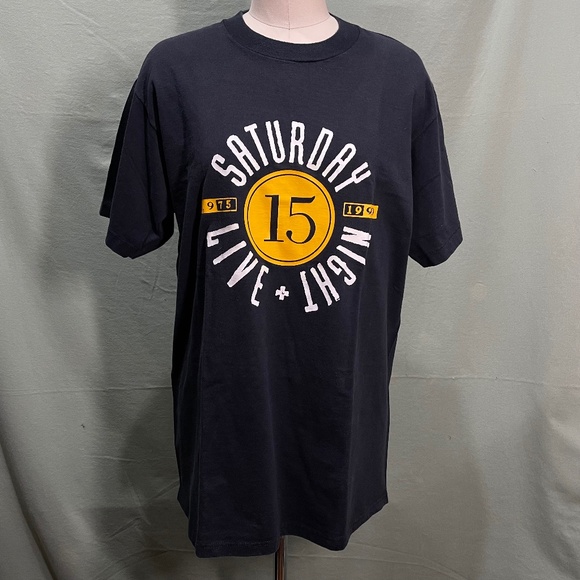 1990 Saturday Night Live 15th Anniversary T-Shirt, Large VINTAGE Original - Picture 1 of 5